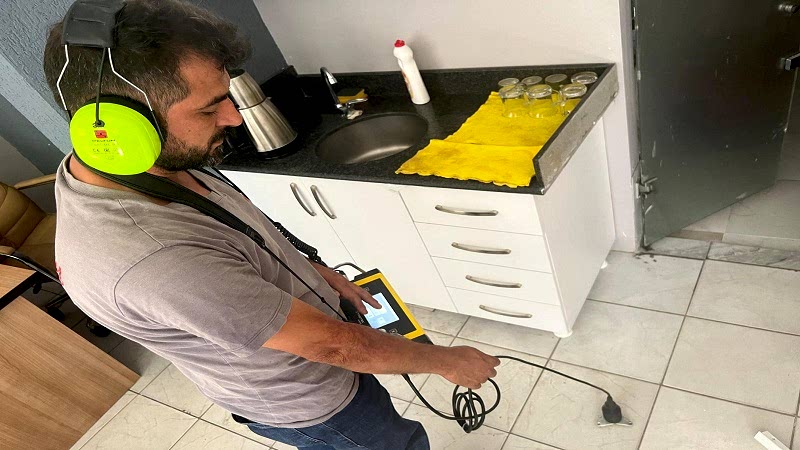 75.yıl Mahallesi Su Kaçağı Tespiti