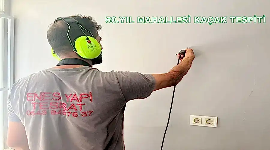 50.Yıl Mahallesi Su Kaçağı Tespiti