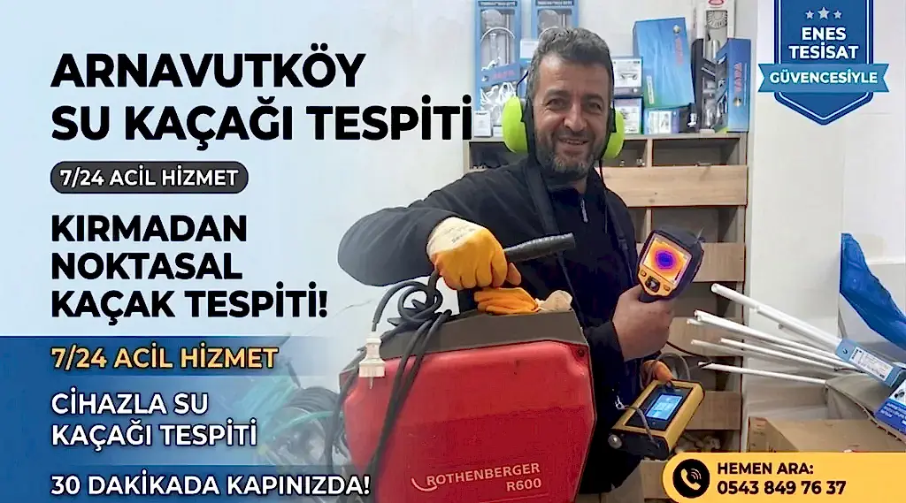 Arnavutköy Su Kaçağı Tespiti