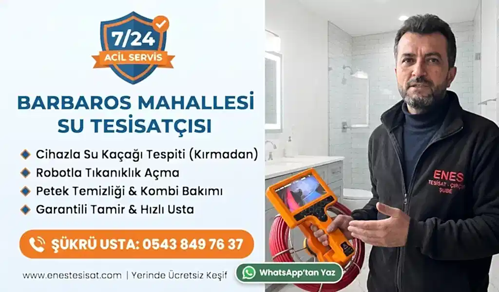 Barbaros Hayrettin Paşa Su Tesisatçı