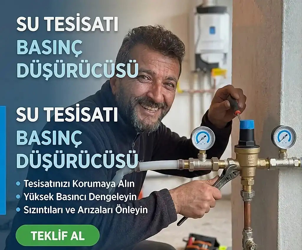 Su Basınç Düşürücü Montajı
