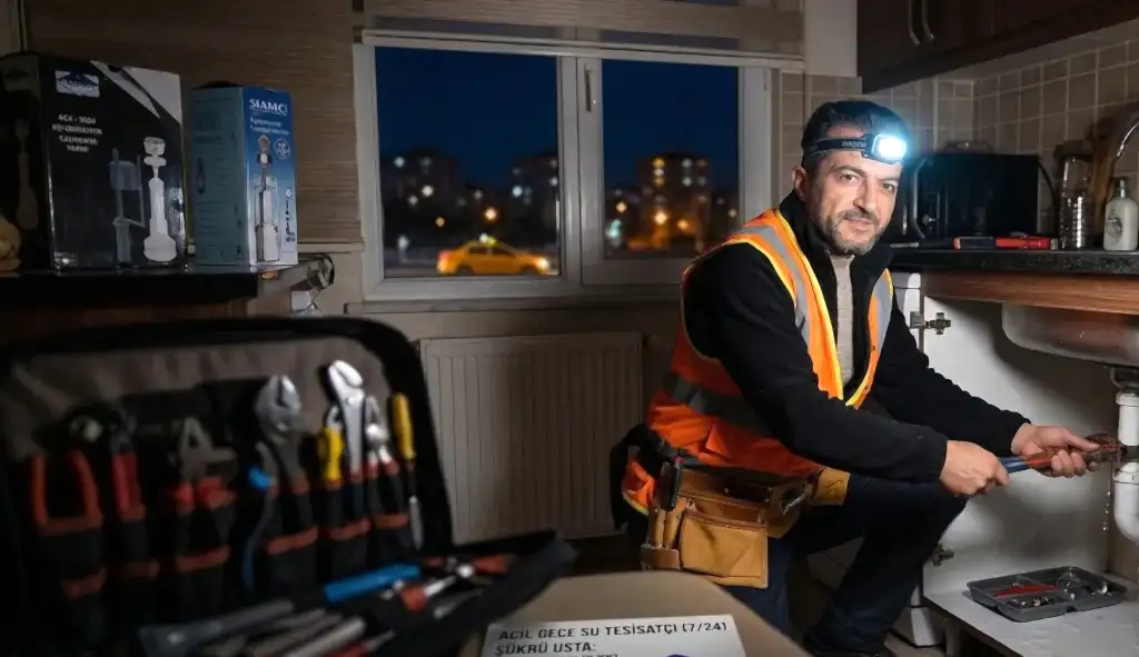 Gece Açık Su Tesisatçı Ustası
