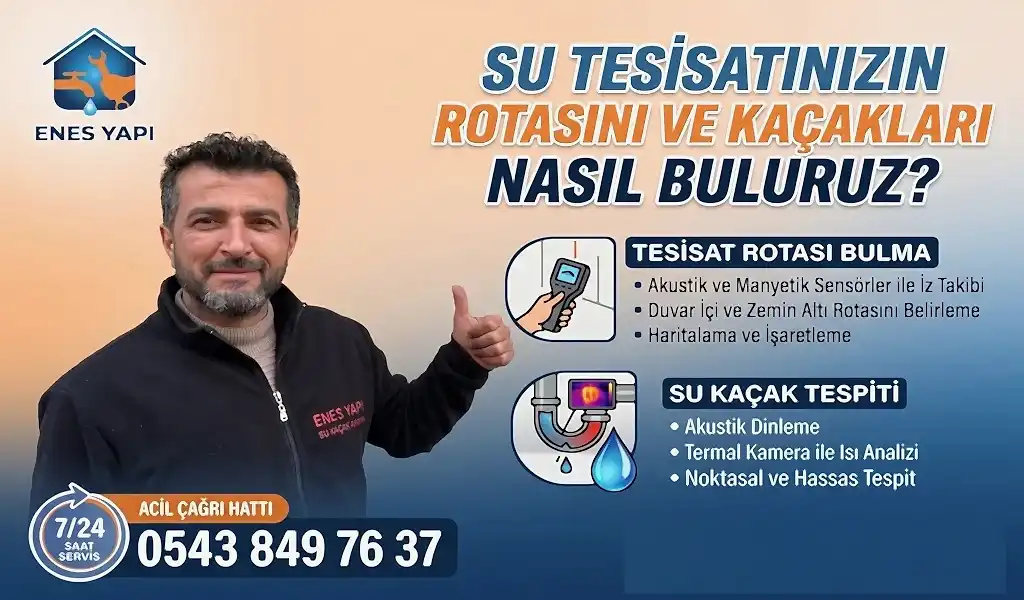 Su Tesisatının Nereden Geçtiğini Tespit Etme